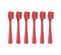 12pcs Toothbrushes Head，Compatible for Usmile Y1S/Y4/U1/U2/U3/P1/P4 Soft Sonic Electric Toothbrush Clean(6CircylarRed)