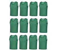 12PCS Training Vest Team Practice Vest Soccer Bib Athletic Pinney Sports Training Bib Training Vest