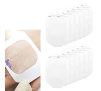 12PCS Transparent Film Dressing,Transparent Sterile Adhesive Wound Dressing,Hypoallergenic Waterproof Dressings for Wounds,Waterproof Dressing for Protecting/Swimming/Tattoo Aftercare (10cm x 12cm)