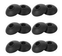 12pcs Trekking Pole Mud Basket Attachment Plastic Black 1.2cm Hole | Impact Resistant Design, Mud Blocking Function, Suitable for Hiking Sticks and Ski Poles, for Backpacking Trips
