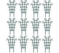 12Pcs Trellis For Potted Plants, Stackable Small Indoor Plant Trelli For Climbing Plants Outdoor For Vine Ivy Flower Plant Support