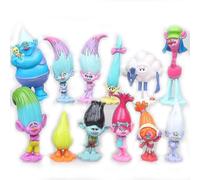 12pcs Trolls Branch Poppy Figure Toy Collection Model Cake Decoration
