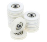12pcs U-Shape Groove Guide Ball Wheel Sliding Door Hardware Accessory