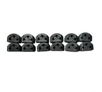 12pcs Ukulele String Retainer Set for Flamenco Guitars(Black)