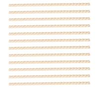 12pcs Unfinished Wood Trim, 15.75x0.79x0.2in 3D Decorative Wood Trim Molding for DIY Mirror Cabinet Window Door Wall Wooden Bobbin Home Decoration (Twist Style)