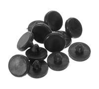 12pcs Universal Clutch Pedal Stopper Pad Brake Switch Repair Clip | Black Snap-in Replacement, Easy Installation for DIY Vehicle Mechanics, Brake Light Repairs and Clutch Adjustment