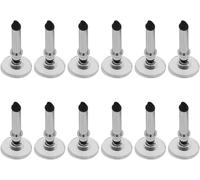 12Pcs Universal Stylus Replacement Tips, Silver Disc Tips, Round Shape for Touch Screen, Compatible with Cell Phones