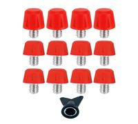 12Pcs Universals 6mm Thread Football Shoe Studs Replacement Soccer Cleats Football Boot Spikes for Soccer Shoe Enduring Replacement Cleats