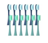 12PCS Vacuum Sealed Packed Replacement Brush Heads,Compatible for Oclean X PRO/ Z1/ F1/ One/Air 2 /SE Soft Deep Cleaning Nozzles(6Blue6Green)