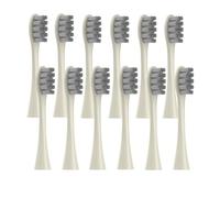 12PCS Vacuum Sealed Packed Replacement Brush Heads Compatible with Oclean X PRO/ Z1/ F1/ One/Air 2 /SE Soft Deep Cleaning Nozzles(12Gray)(12blue)(12beigegray)