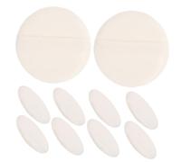 12pcs Velour Body Powder Puff Soft Round Makeup Applicators for Foundation Blush Highlighter Reusable and Washable Sponges for Home and Salon Use