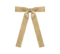 12pcs Velvet Christmas Tree Bows 13 x 18 cm, Vintage Velvet Ribbon Wreath Bows for Christmas Tree Wreath, for Xmas Home Shop Indoor Outdoor Decor (Khaki)