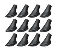 12pcs Walking Stick Bottom Pad Thicken Trekking Poles Cane Tip Protectors For Various Weather Conditions