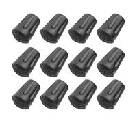 12pcs Walking Stick Bottom Pad Thicken Trekking Poles Cane Tip Protectors For Various Weather Conditions