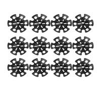 12pcs Walking Stick Bottom Pad Thicken Trekking Poles Cane Tip Protectors For Various Weather Conditions