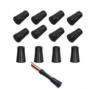 12PCS Walking Stick Ferrules Rubber Ends Tips for Walking Poles Crutches | Non Slip Grip • Wear Resistant • Shock Absorbing • Easy Fit Design • Suitable For Hiking And Daily Walking