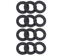 12pcs Washer Ring Shower Faucet Rubber Water Pipe Rubber Replacement for Sealing Washer Seals Gasket Faucet Water Pipe Replacement (3/4 ")