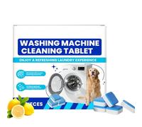 12PCS Washing Machine Cleaner, Washing Machine Tablets & Descaler, Washer Cleaner for all types and styles of washing machines, Lime/scale Remover, Removes Odor & Build-Up for Long-Lasting Freshness