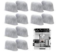 12PCS Water Filter Inserts for Ninja Luxe Cafe Accessories, Compatible with Ninja Luxe Cafe Pro/ST, Luxe, Sage Barista Express, Reduces Impurities and Odors for Fresher, Better-Tasting Coffee