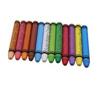 12pcs Water-soluble Dustless Chalk Washable Colorful Chalk Marker for Chalkboard Blackboard Teachers Outside