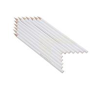 12Pcs Water Soluble Sewing Pencils for Fabric Marking White Chalk Pencil Dressmaker Tool Tailoring Aid Quilting Drawing Erasable Pattern Making