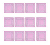 12PCS Western Printing Bandannas Vintage Flower Headscarf Adult Unisex Bandana Hiphop Head Kerchief