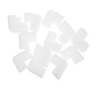 12pcs White EPE Corner Protectors for Frames Furniture Shipping and Moving | Easy Slip-On Cushioning, Reusable Packing Aid for Parcel Packaging, Protecting Edges and Corners during Transport
