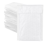 12PCS White Poly Bubble Mailers A6 Padded Envelopes Bulk Bubble Lined Wrap Polymailer Bags for Shipping Packaging Mailing Self Seal?10x15cm?
