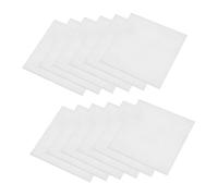 12pcs White Polyester Acoustic Panels for Theater Rooms, Fire Resistant | Self Adhesive, Noise Reducing Sound Blocking for Small to Medium Rooms, Studio Wall Installation