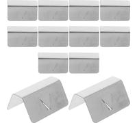 12pcs Wind Deflector Clips Iron Channel Fixing for Car Roof Rack
