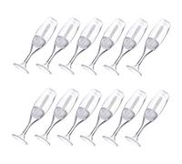 12Pcs Wine Glass Shaped Empty Lip Gloss Tube 8ml Plastic Refillable