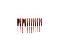 Bahco BE-9878SL ERGO 12 Piece VDE Insulated Slim Screwdriver Set SL/PH/PZ/TX