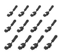 12pcs Zip Repair Kit, Universal Zipper Fixer, Instant Zipper Pull Replacement for Luggage Backpacks Jackets Clothes Jeans Coats Extension & Fixing No Tools Needed Multipack Black Zipper Puller