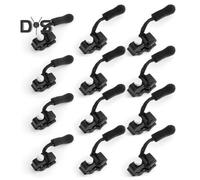 12Pcs Zipper Repair Kit Universal Zipper Slider Pull Replacement Instant Zipper Fix Sliding Teeth Screw Head for Clothing Bags Jackets