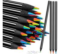 12PcsPieces Rainbow Pencils, Arts and Crafts for Kids, Party Bag Fillers for Kids, Teenage Girls Gifts Birthday Presents, Colouring Drawing Pencils for Children, Gifts for 4-12 Year Old Girls