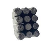 12Pieces Metal Jewelry Carving Tool Chisels Set Professional Crafting Tool Steel Texture for Pattern Making Hand Carving Supplies