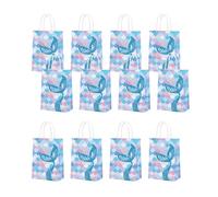 12Pieces Paper Bag Paper Gift Bags For Birthdays And School Gatherings In Vibranted Color Optional Theme Bags