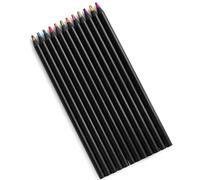 12Pieces Rainbow Pencils Artist Colouring Pencils Multicoloured Pencil for Student Drawing Sketching Project Rainbow
