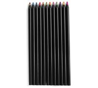 12Pieces Rainbow Pencils Artist Colouring Pencils Multicoloured Pencil For Student Kid Drawing Sketching Craft Project Professional Colored