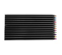 12Pieces Rainbow Pencils Artist Colouring Pencils Multicoloured Pencil For Student Kid Drawing Sketching Craft Project Wood Art