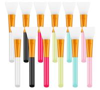 12Pieces Silicon Epoxy Brushes Set for Making Epoxy Glitter Tumblers,Reusable Flexible Epoxy Application Sticks for Spreading an Even Coat of Epoxy Resin on Tumblers and Cups,Spatula Mixed Media Brush