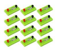 12Pieces Small Screw Bulb Socket Lamp Holders Lamp Bulb Holder for Educational Physics and Laboratory Use Lamp Holder