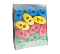 12Pieces Two Hole Pencil Sharpener Ergonomic Manual Sharpeners for 8MM-11MM Wood Pencils Coloring Pencils Sketch Manual Sharpener