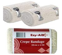 12pk- 10cm x 4.5M Ezy-Aid Crepe Bandage - Premium Quality