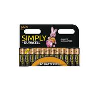 12pk Simply By Duracell AA Batteries