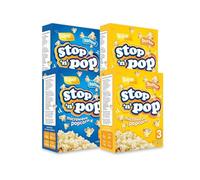 12pk x 85g Microwave Popcorn | Sols Salted Microwave Popcorn, Butter Microwave Popcorn Flavour| Pop Corn Kernels for The Family Movie Night fun | Flavoured Popcorn Kernels Microwave