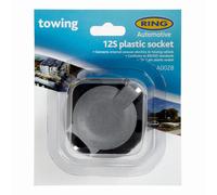12S 7 Pin Plastic Socket (A0028) - Grey, Grey One Size