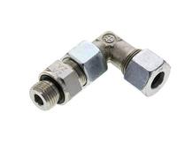 12S & M18x1.5 Zink plated Steel Elbow Cutting Fitting with Male Threads 630 bar Adjustable ISO 8434-1