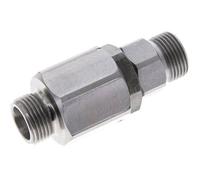 12S Zink plated Steel Ball-Guided Swivel Joint Cutting Fitting DN 7.5350 bar NBR ISO 8434-1