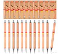 12Sets Christmas Ballpoint Pens Glitter Christma Gift Pens Santa Snowman Elf Reindeer Penguin Pen with Wishing Card Twist Ties for Xmas Team Staff Appreciation Gifts Stocking Stuffers Office School